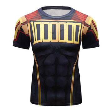 BJJ Rash Guard My Hero Academia 'Onyx Lemillion' Elite Short Sleeve Rashguard