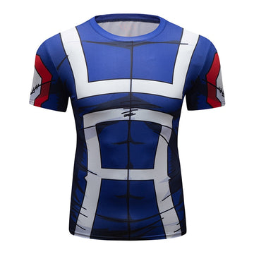 BJJ Rash Guard My Hero Academia 'UA Uniform' Elite Short Sleeve Rashguard