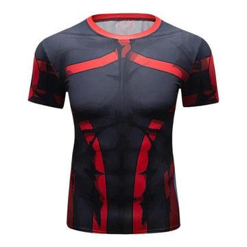 BJJ Rash Guard My Hero Academia 'All Might | Bronze Age' Elite Short Sleeve Rashguard