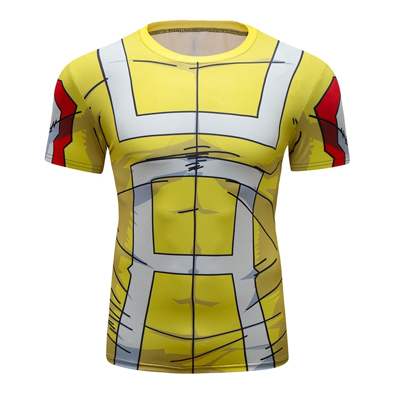 BJJ Rash Guard My Hero Academia 'UA Uniform | Yellow' Elite Short Sleeve Rashguard