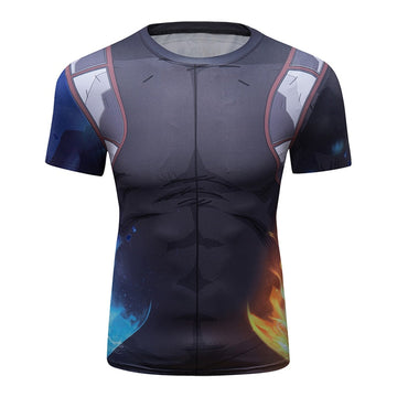 BJJ Rash Guard My Hero Academia 'Todoroki' Elite Short Sleeve Rashguard