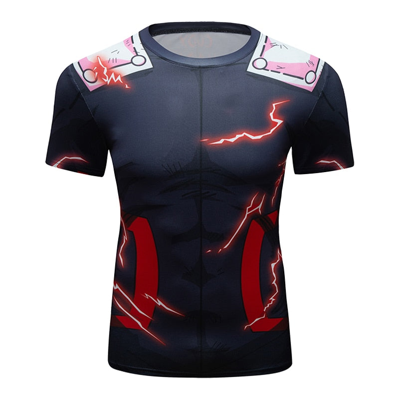 BJJ Rash Guard My Hero Academia 'Onyx Deku | Full Cowling' Elite Short Sleeve Rashguard