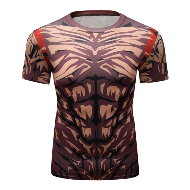 BJJ Rash Guard My Hero Academia 'Red Riot | Unbreakable' Elite Short Sleeve Rashguard