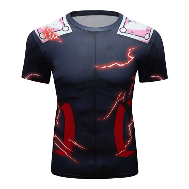 BJJ Rash Guard My Hero Academia 'Onyx Deku | Full Cowling' Elite Short Sleeve Rashguard