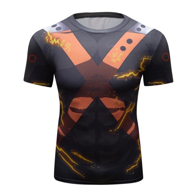 BJJ Rash Guard My Hero Academia 'Bakugo | One For All' Elite Short Sleeve Rashguard