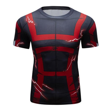 BJJ Rash Guard My Hero Academia 'Onyx UA Uniform | Full Cowling' Elite Short Sleeve Rashguard