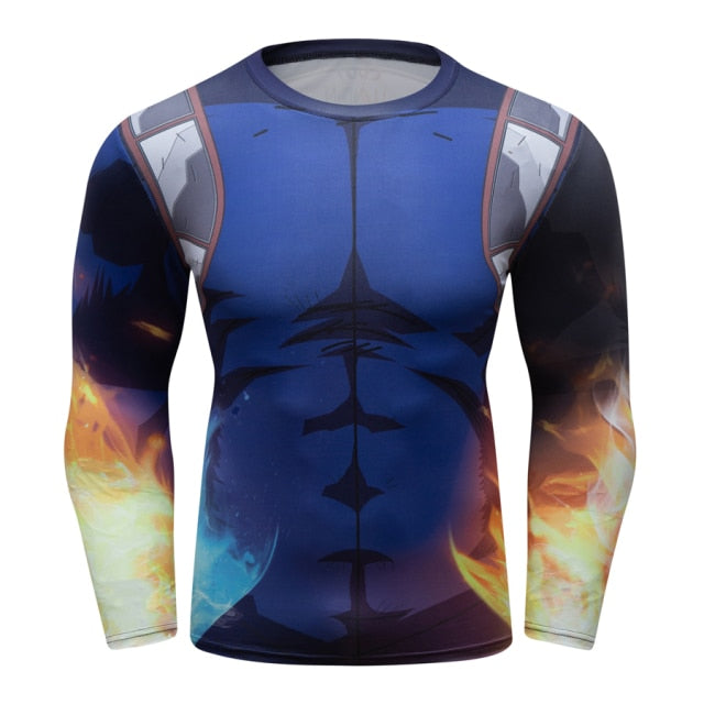 BJJ Rash Guard My Hero Academia 'Todokori | Fire' Elite Long Sleeve Rashguard