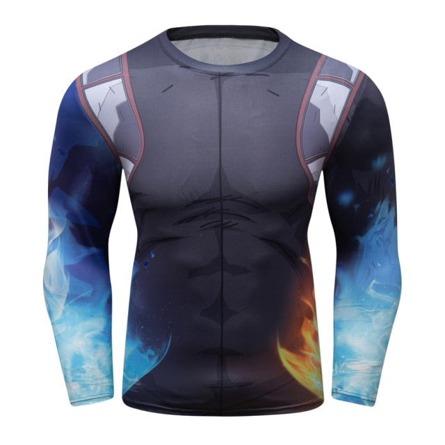 BJJ Rash Guard My Hero Academia 'Todokori | Ice' Elite Long Sleeve Rashguard