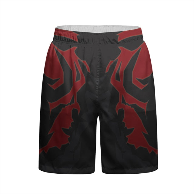 BJJ Rash Guard My Hero Academia 'Onyx Red Riot' Shorts