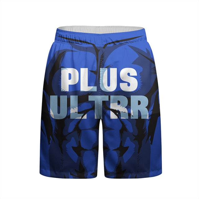 BJJ Rash Guard My Hero Academia 'Plus Ultra | Blue' Shorts