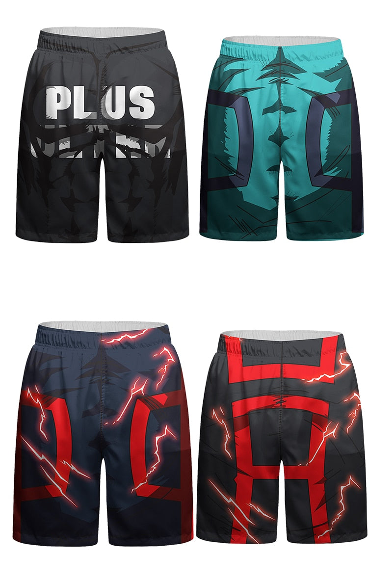 BJJ Rash Guard My Hero Academia 'Plus Ultra | Onyx' Shorts