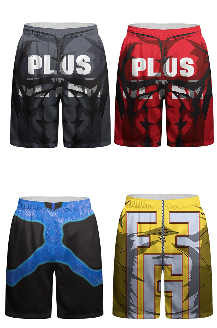 BJJ Rash Guard My Hero Academia 'Plus Ultra | Red' Shorts