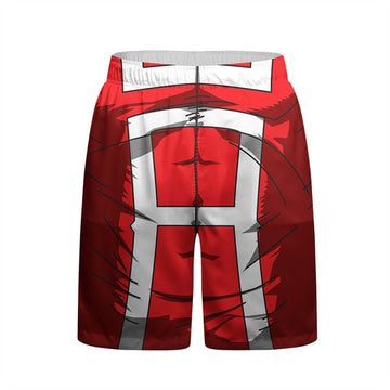 BJJ Rash Guard My Hero Academia 'UA Uniform | Red' Shorts