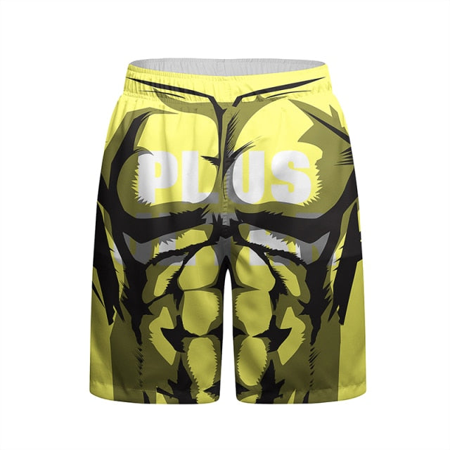 BJJ Rash Guard My Hero Academia 'Plus Ultra | Yellow' Shorts