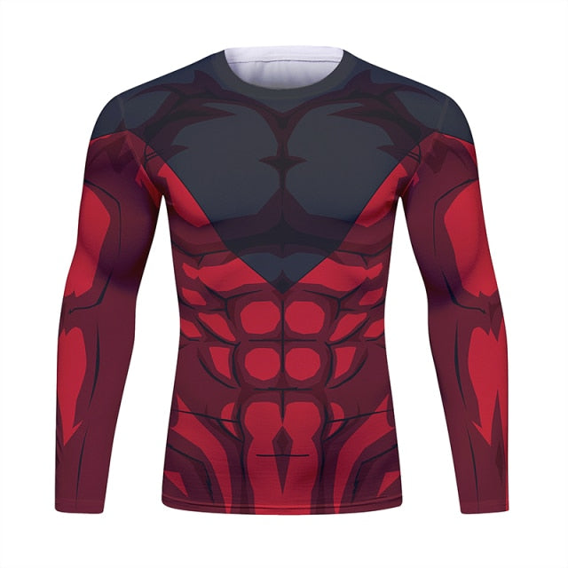 BJJ Rash Guard Dragon Ball Z 'Jiren' Long Sleeve Elite Rashguard