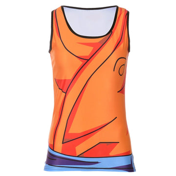 BJJ Rash Guard Women's Dragon Ball Z Compression 'Super Saiyan Goku' Compression Tank Top