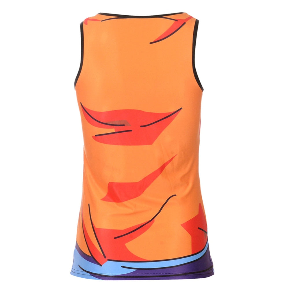 BJJ Rash Guard Women's Dragon Ball Z Compression 'Super Saiyan Goku' Compression Tank Top