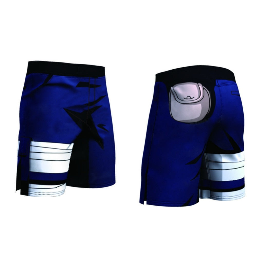 BJJ Rash Guard Men's Naruto 'Kakashi' Shorts