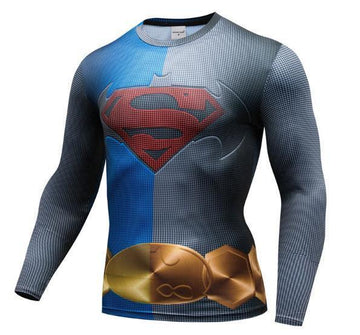 Batman 'Batman Vs Superman' Premium Compression Long Sleeve Rash Guard