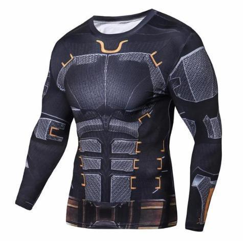 Batman 'Tumbler' Compression Long Sleeve Rash Guard