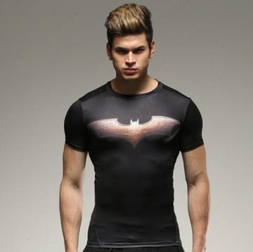 Batman 'Year One' Compression Short Sleeve Rash Guard