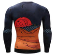 Teen Naruto 'Battle Damaged Armor' Long Sleeve Compression Rash Guard-RashGuardStore