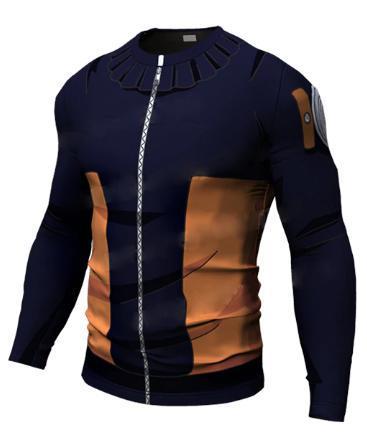 Teen Naruto Long Sleeve Compression Rash Guard-RashGuardStore