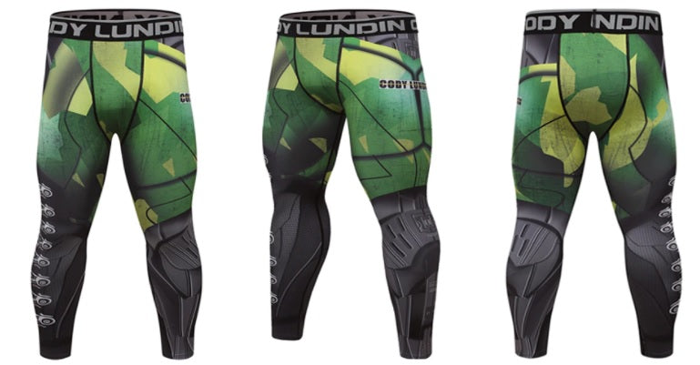 Warrior 'Ground Zero' Compression Leggings Spats