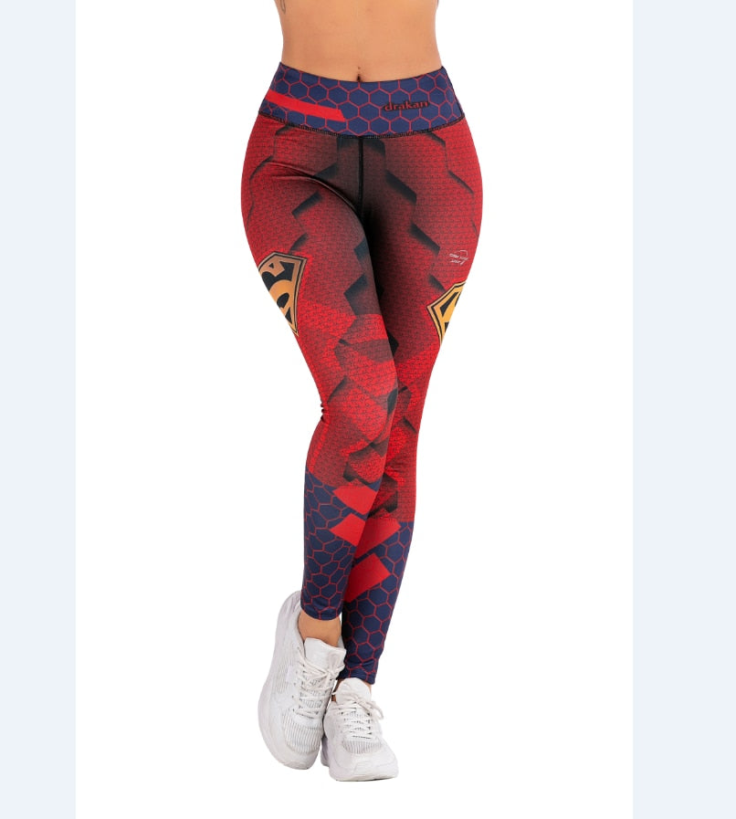 Women's Superman 'Red Krytpon' Leggings