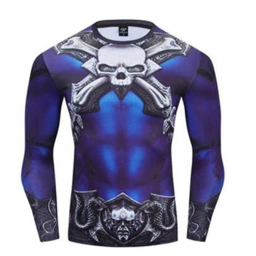 Masters of the Universe Compression 'Skeletor' Premium Long Sleeve Rashguard