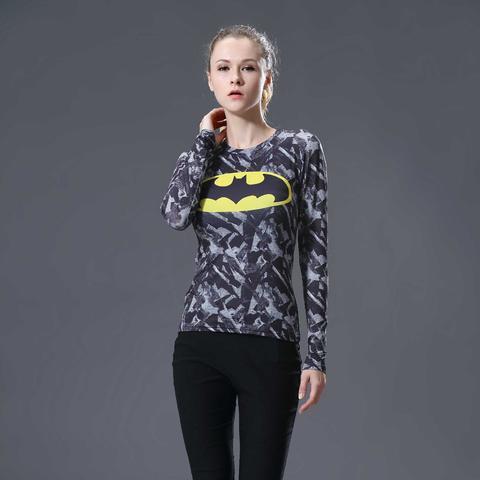 Batman Onyx Women's Long Sleeve Rashguard-RashGuardStore