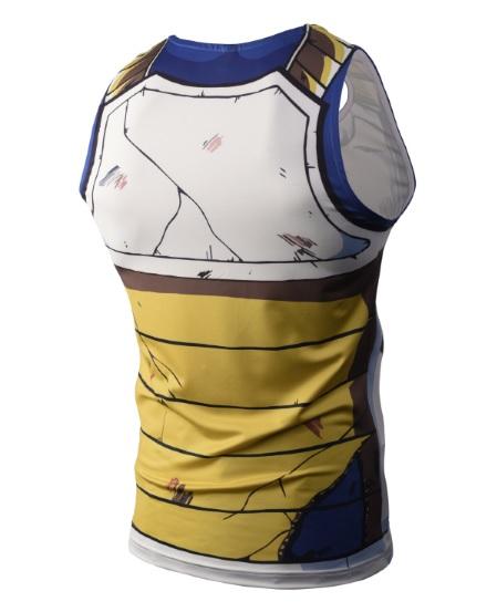 Battle Damaged Vegeta Cell Armor Dragon Ball Z Tank Top-RashGuardStore