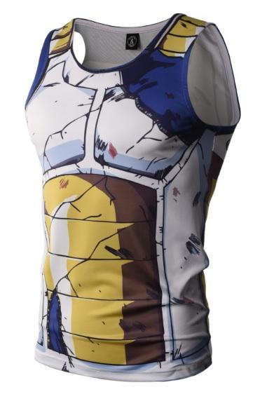 Battle Damaged Vegeta Cell Armor Dragon Ball Z Tank Top-RashGuardStore