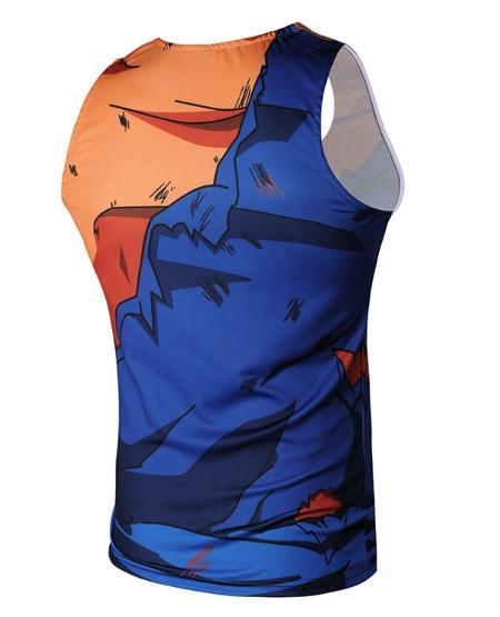 Battle Damaged Vegito Dragon Ball Z Tank Top-RashGuardStore