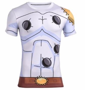 Digimon 'Angemon' Short Sleeve Compression Rash Guard-RashGuardStore