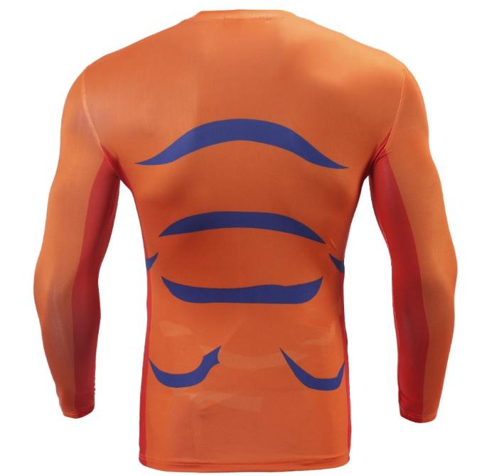 Digimon 'Greymon' Long Sleeve Compression Rash Guard-RashGuardStore