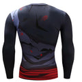 Gohan Super Saiyan Ripped Gi Long Sleeve Dragon Ball Z Compression Rash Guard-RashGuardStore