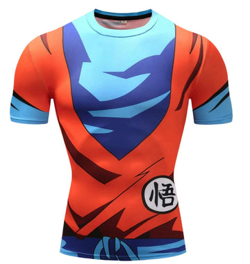 Goku Dragon Ball Z Compression Rash Guard-RashGuardStore