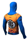 Goku Dragon Ball Z Long Sleeve Rashguard Hoodie-RashGuardStore