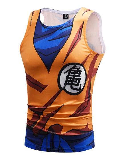 Goku Go Kanji 2.0 Dragon Ball Z Tank Top-RashGuardStore