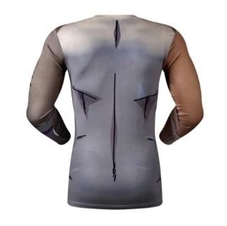 Golden Frieza Dragon Ball Z Long Sleeve Compression Rash Guard-RashGuardStore