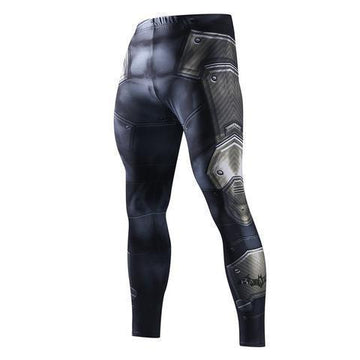 Men's Batman Armor Compression Leggings Grappling Spats-RashGuardStore