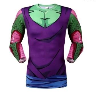 Picollo Armor Dragon Ball Z Compression Long Sleeve Rash Guard-RashGuardStore