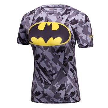 Women's Batman 'Urban Camo' Short Sleeve Rashguard