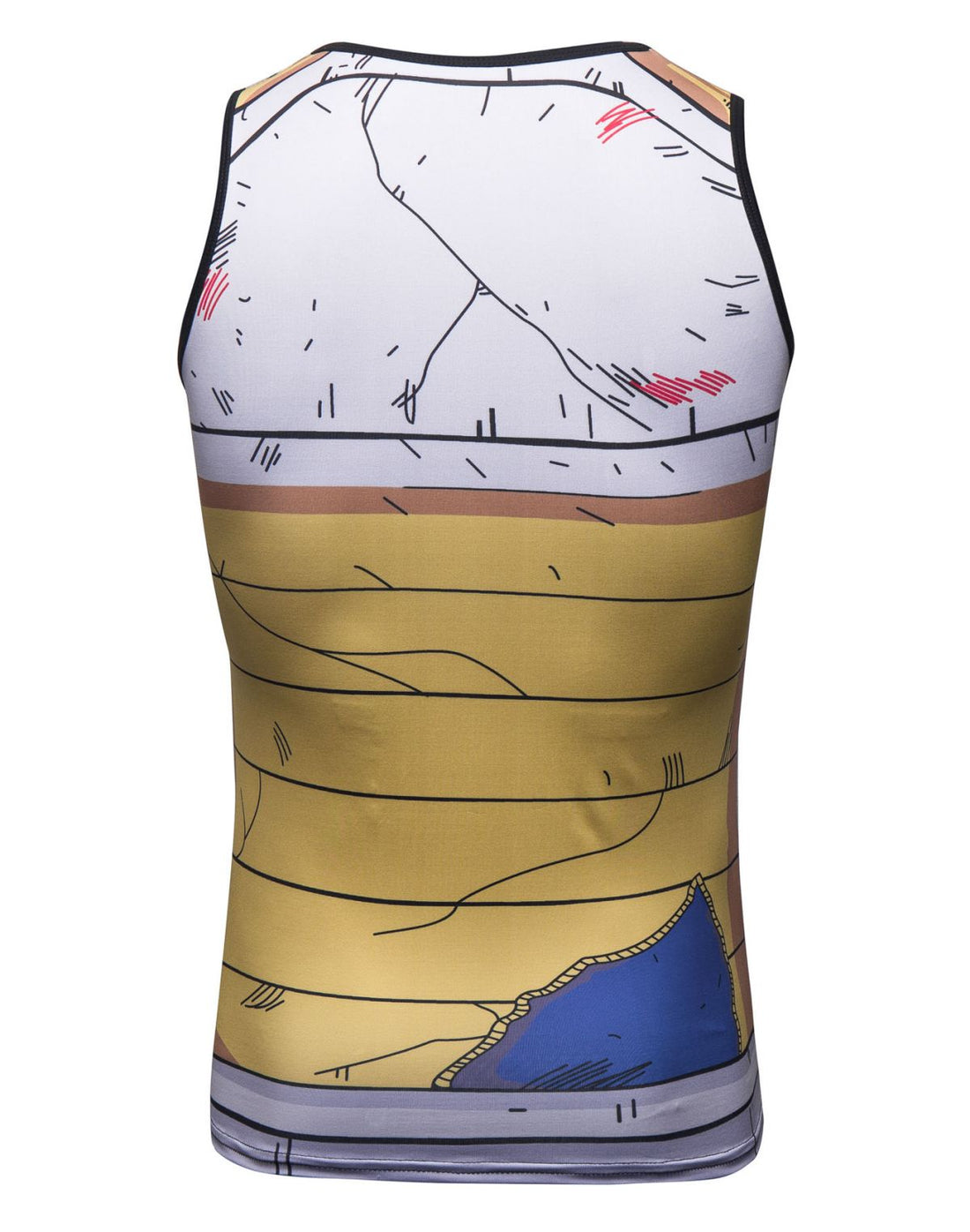 Dragon Ball Z 'Vegeta | Battle Damaged' Elite Compression Tank Top