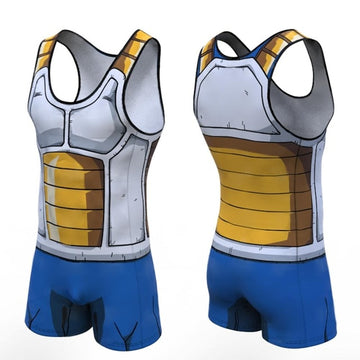 Dragon Ball Z 'Vegeta' Men's Powerlifting Singlet