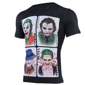 The Joker Compression 'Wildcard' Short Sleeve Rashguard