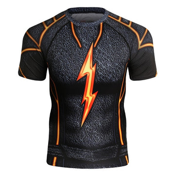 The Flash Compression 'Dark' Elite Short Sleeve Rashguard