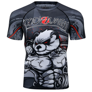 Panda Compression 'Flex On Em' Elite Short Sleeve Rashguard