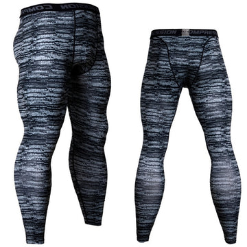 Men's Camouflage 'Slate' Compression Leggings Spats